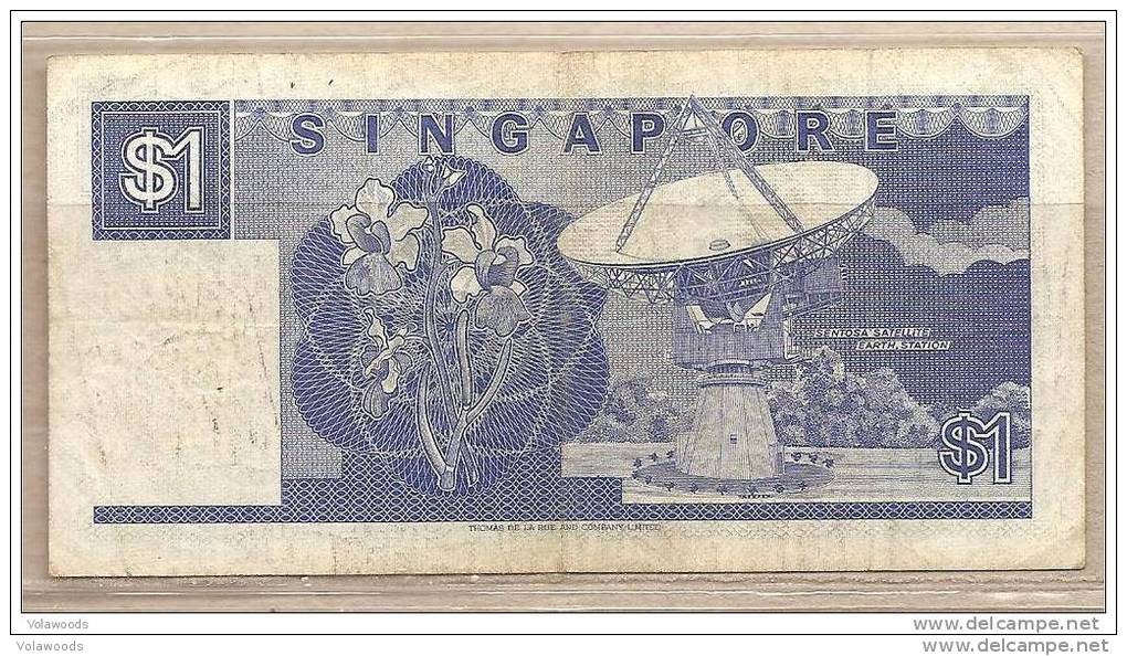Singapore - Banconota Circolata Da 1 Dollaro - 1984 - Singapore