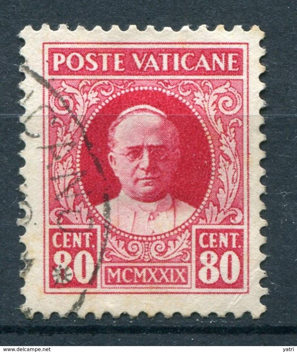 Vaticano - Conciliazione (1929) 80c. Used Sass. 8 - Usati