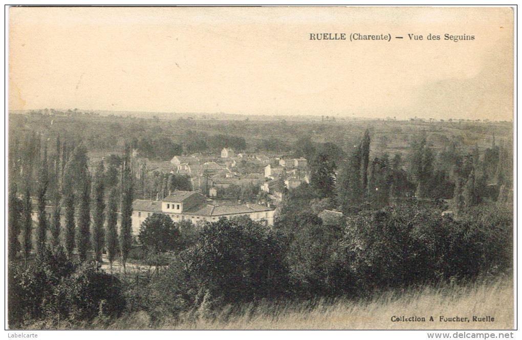 CHARENTE 16. RUELLE SUR TOUVRE  VUE DES SEGUINS - Autres & Non Classés