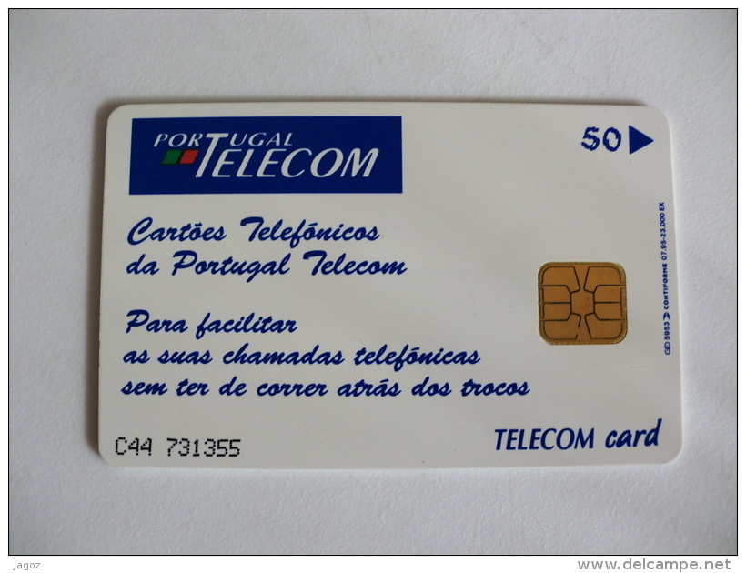 Phonecard/ Telécarte Telecom Card Alcatel - 50 Impulsos Portugal Tirage 23000 Ex. - Portugal