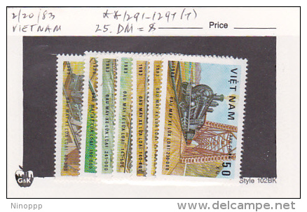 Vietnam1983 Locomotives Set MNH - Vietnam