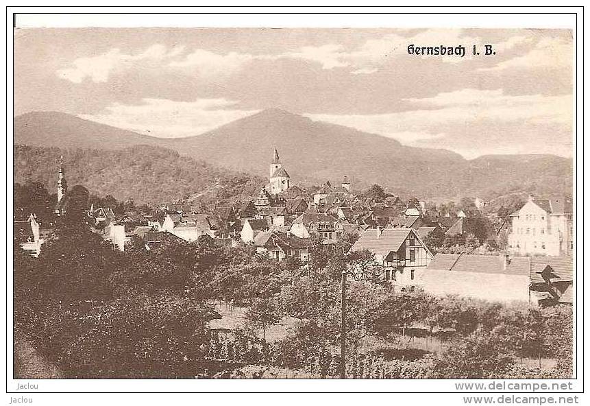 GERNSBACH I.B,VUE GENERALE REF14462 - Gernsbach