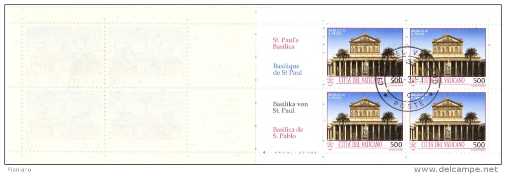 PIA  -  VATICANO - 1993 : Tesori  D´ Arte Della Città  Del  Vaticano -  Carnet   (SAS   L  3) - Carnets
