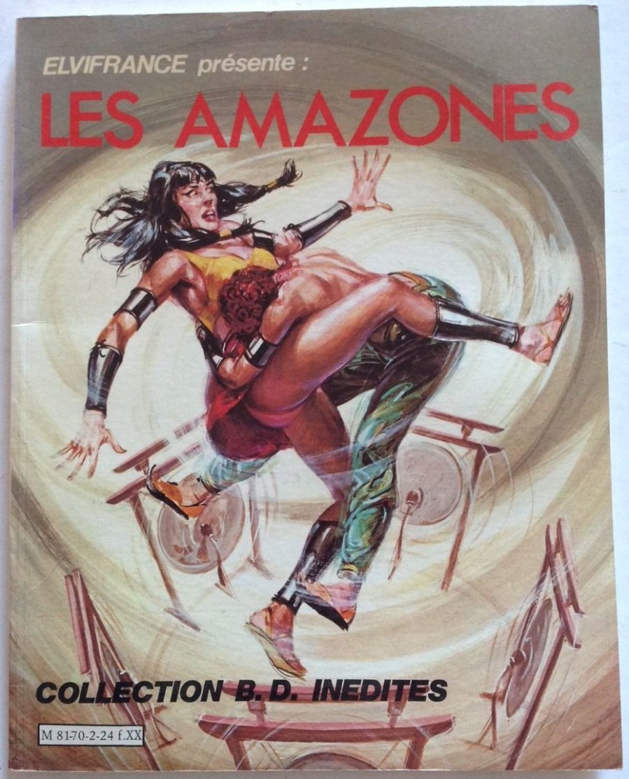 No PAYPAL !! : Ciriello Les Amazones 2 Pin Up Fantastique , Elvifrance érotique ÉO 1978 TTBE/NEUF BD Album Inédite - Originele Uitgave - Frans