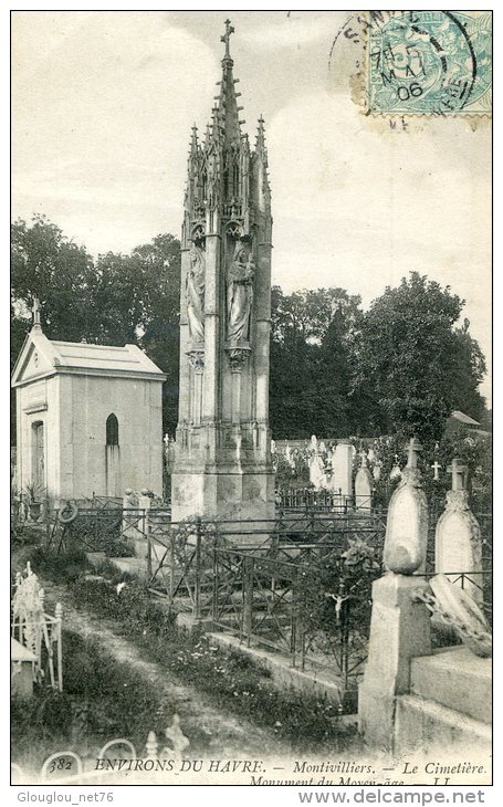 76-MONTIVILLIERS...LE CIMETIERE....CPA - Montivilliers