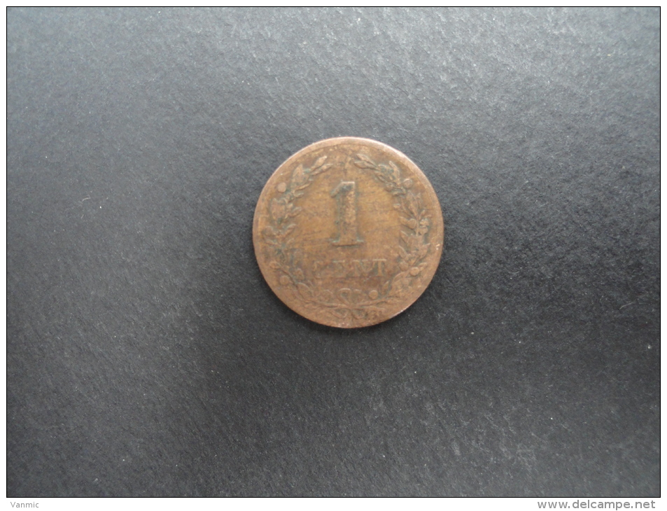 1878 - 1 Cent Pays-Bas - Netherlands - 1849-1890 : Willem III