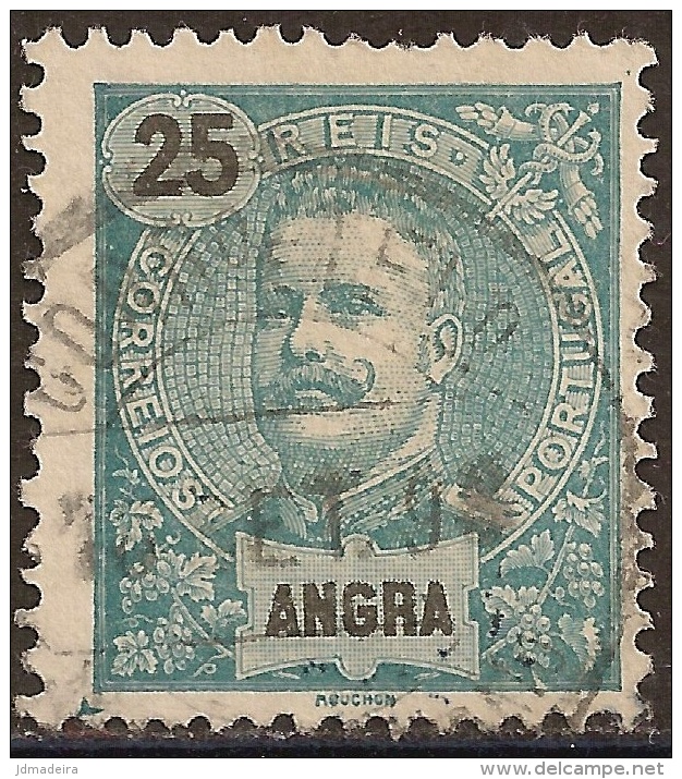 Angra - 1897 King Carlos 25 Réis - Angra