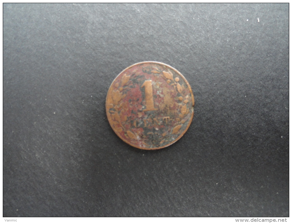 1883 - 1 Cent Pays-Bas - Netherlands - 1849-1890 : Willem III