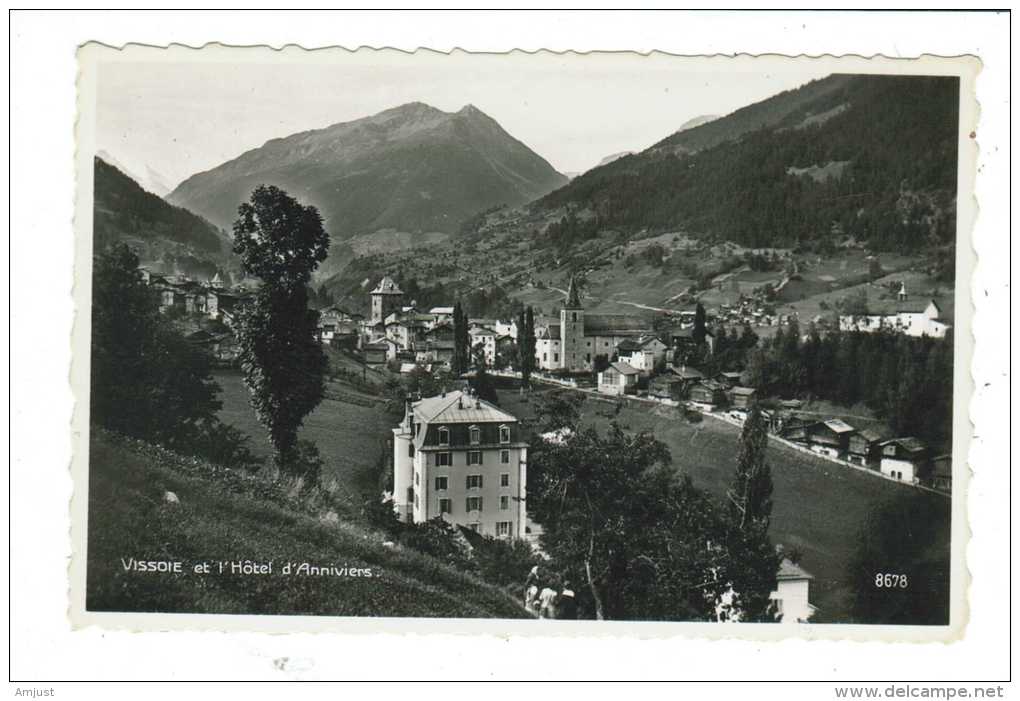 Suisse // Valais // Vissoie Et L'Hôtel D'Anniviers - Vissoie