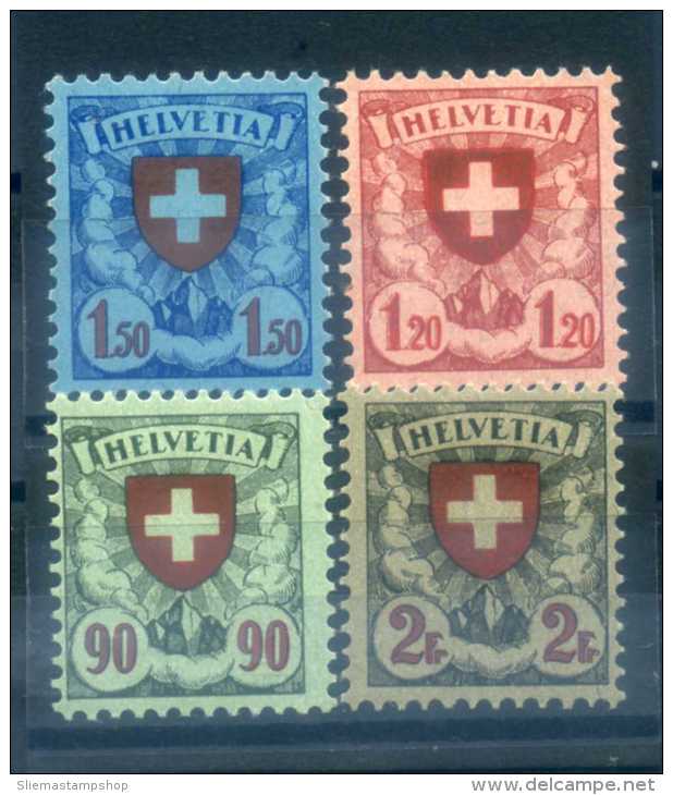 SWITZERLAND - 1924 DEFINITIVES COAT OF ARMS - Unused Stamps