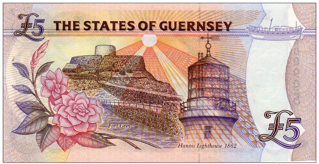 GUERNSEY : 5 £ 1996 (unc) - Autres & Non Classés