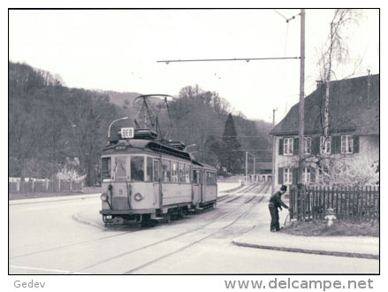 Tramways Balois, Hofmatt, Photo 1964 BVA , BEB 195.4 - Autres & Non Classés