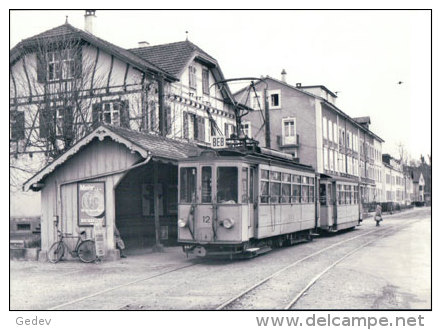 Tramways Balois, Münchenstein, Photo 1964 BVA , BEB 195.5 - Autres & Non Classés