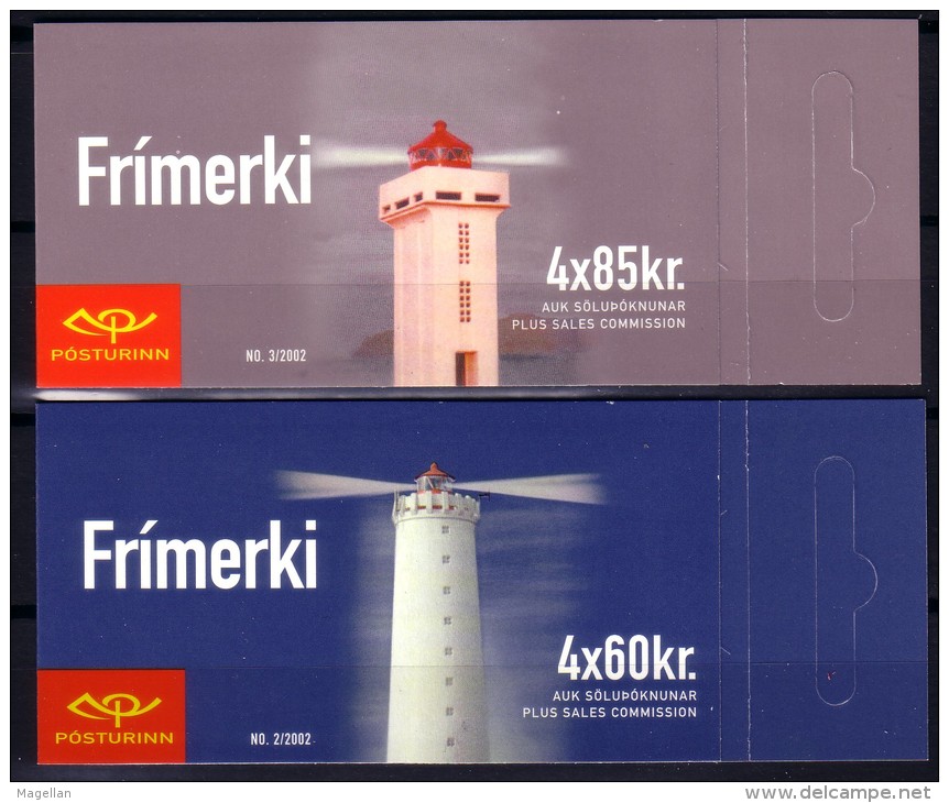 Islande - Carnets Yvert N° C933 & C934 Neufs ** (MNH) - Phare - Lighthouse - Leuchtturm - Carnets