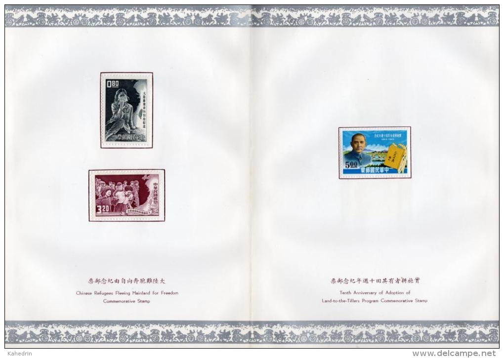 China: Taiwan 1961 - 1963 Complete Sets RARE Mint Hinged SOUVENIR BOOK, Vienna Postal Congress - Ongebruikt