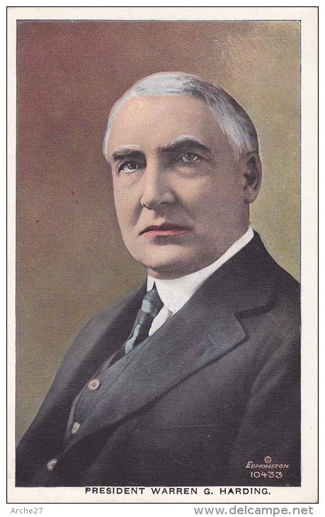 CPA - Président Warren G.harding - 10433 - Presidenten