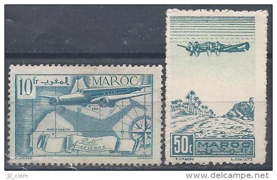 Maroc Poste Aérienne N°49-50 * Neuf - Poste Aérienne