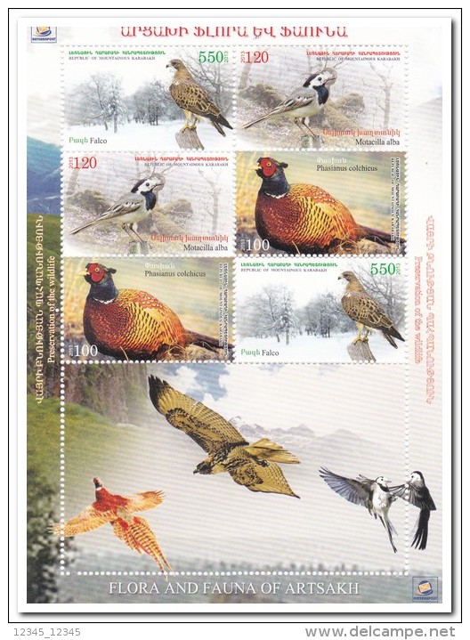 Nagorno Karabaki 2013 Postfris MNH Birds - Andere-Azië