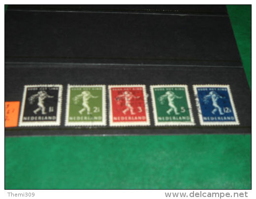 836/ TIMBRES NEDERLAND ° 327/31 - Usados