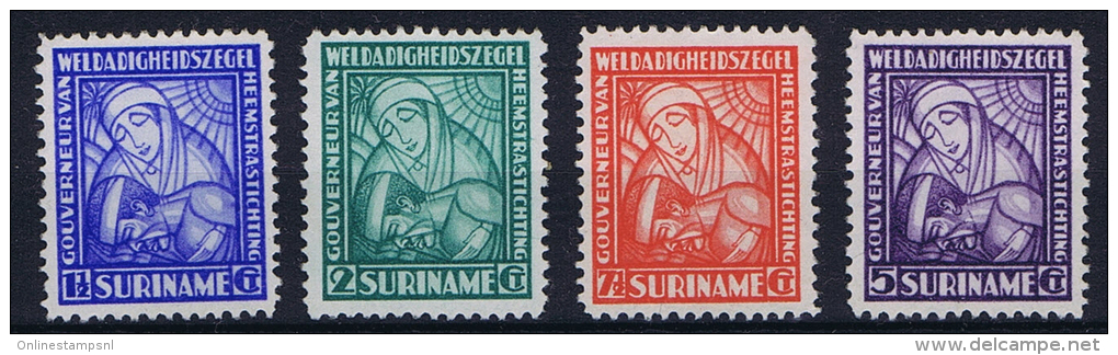 Suriname: NVPH Nr 137 - 140, MH/* 1928 - Surinam ... - 1975