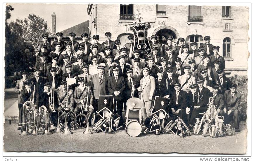 AYWAILLE-FESTIVAL PERMANENT DE MUSIQUE-19 JUIN 1955-FANFARE-HARMONIE-CAR TE PHOTO-RARE!!- VOYEZ 2 SCANS-TOP! ! ! - Aywaille