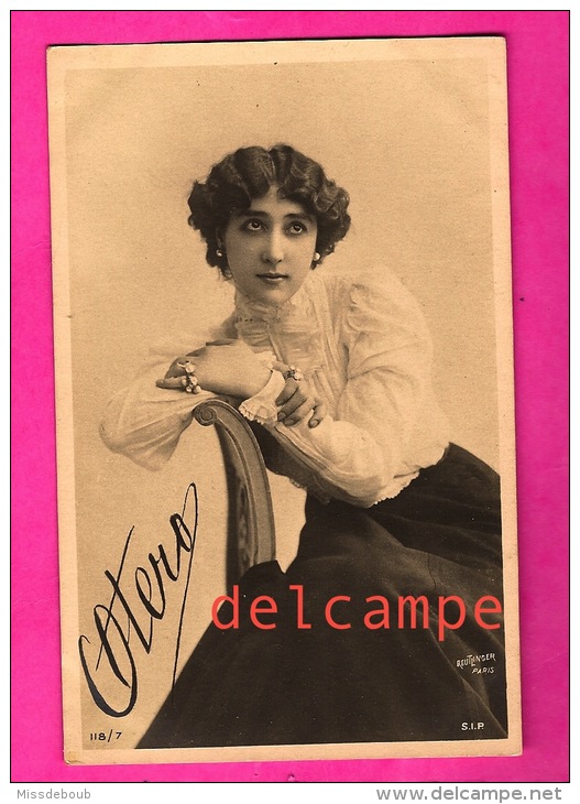 OTERO  - Actrice, Demi Mondaine, Cocotte, Courtisane Dance - 1905  Reutlinger - Actress, Half-society Woman, Courtesan - Entertainers