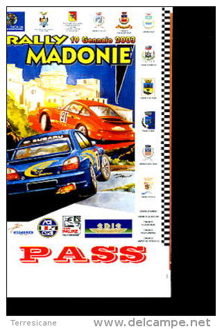 X PASS RALLY MADONIE 2003 CM.8X14 AUTOMOBILISMO AUTOMOBILIA - Car Racing - F1