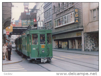 Tramways Balois, Basel Clarastrasse, Photo Rochaix 1978, SVB 196.R - Bâle