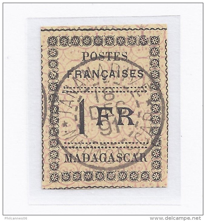 Madagascar - 1891 - Y&T N° 12 Oblitéré - Obl. Centrale Magnifique 18 12 1891 - Oblitérés