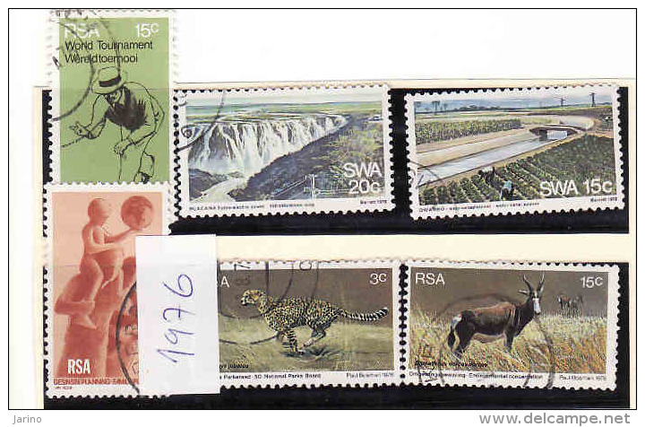 Afrique Du Sud-South Africa + SWA 1976, Oblitérés-used - Gebraucht