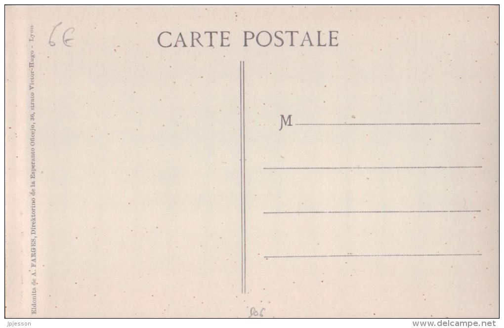 ROBERT JEAN  ILLUSTRATEUR  ESPERANTO  PARIS  MONTMARTRE  LOUHANS - Robert