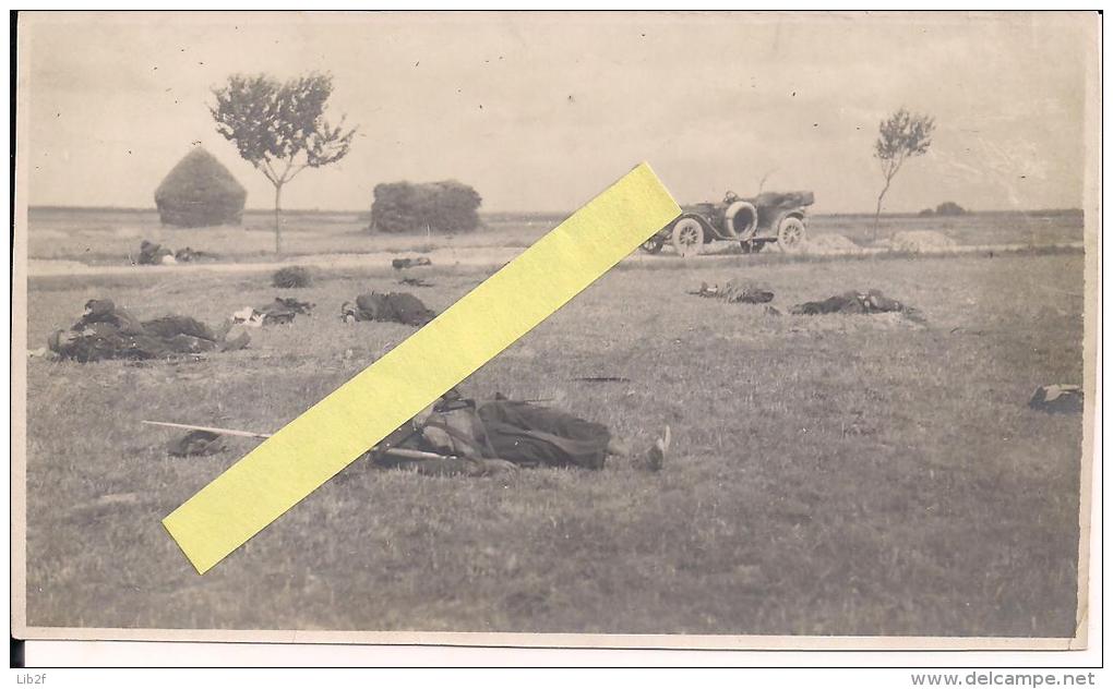 Marne Ourcq La Bataille Sept 1914 Turcos Zouaves Morts Photo Américaine Poilus 1914-1918 14-18 Ww1 WWI 1.wk - War, Military