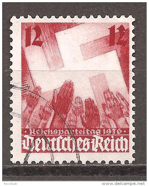 DR 1936 // 633 O Reichsparteitag Nürnberg - Gebraucht