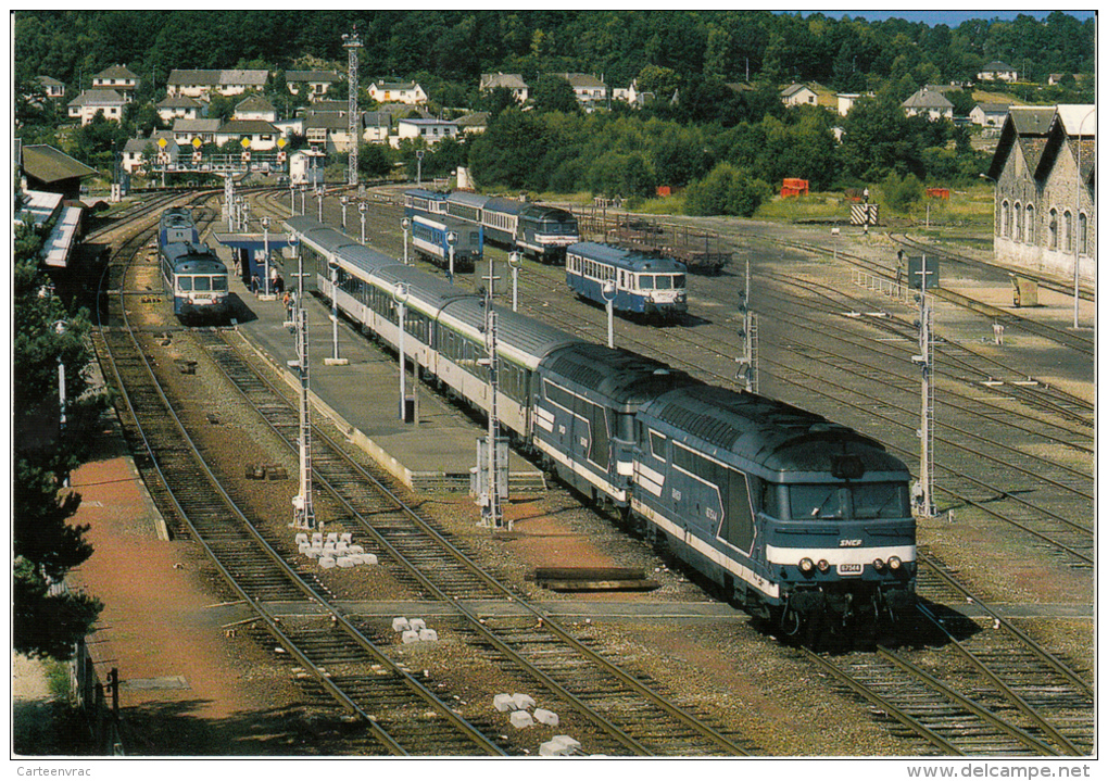 CF 201 Vue Générale De La Gare D'Ussel - Brive La Gaillarde