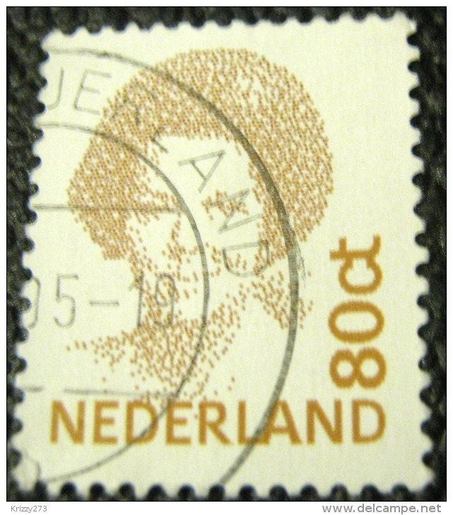 Netherlands 1991 Queen Beatrix 80c - Used - Oblitérés