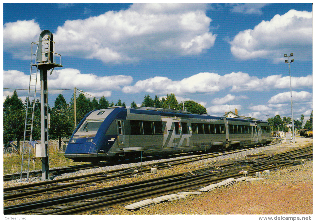 CF 206 Train En Gare De Meymac - Brive La Gaillarde