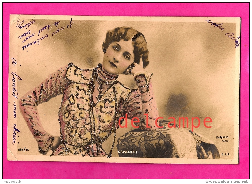 LA CAVALIERI - Actrice, Opera, Cocotte, Courtisane - 1904  Reutlinger Paris -  Actress, Woman, Courtesan - Unclassified