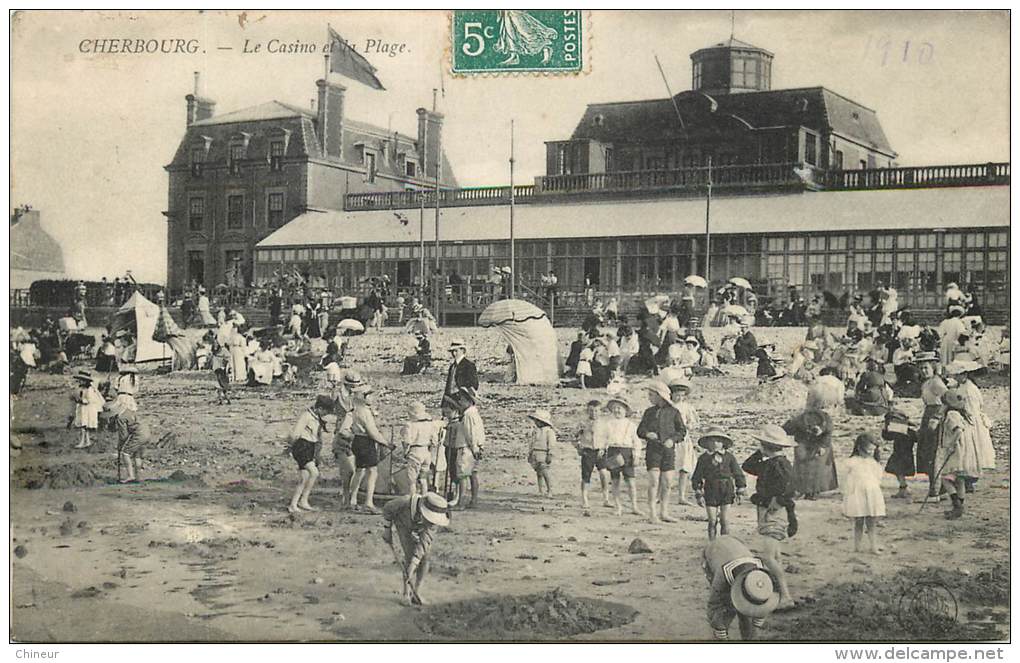 CHERBOURG LE CASINO ET LA PLAGE - Cherbourg