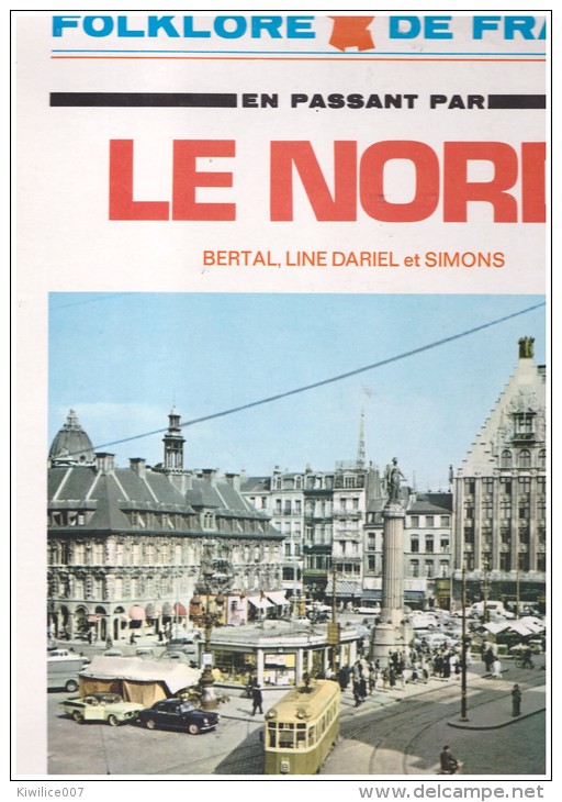 Le Nord   Line Dariel  Simons  Bertal    Grand Place Lille   Vinyl  ..lille La Voix Du Nord - Comiques, Cabaret