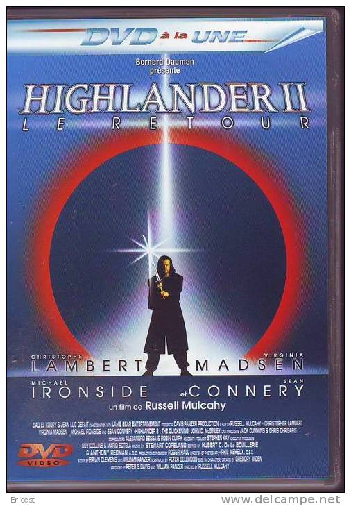 DVD HIGHLANDER II LE RETOUR (1) - Ciencia Ficción Y Fantasía