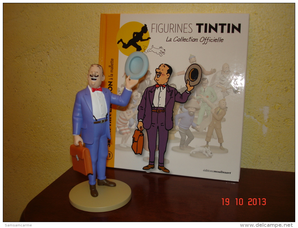 EDITION MOULINSART  SERAPHIN LAMPION A LA MALLETTE DANS TINTIN ET LES BIJOUX DE LA CASTAFIORE - Tintin