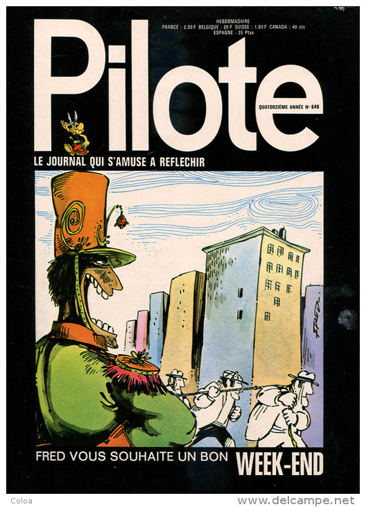 PILOTE N° 648 1972 - Pilote