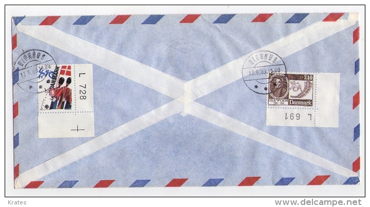 Old Letter - Denmark, Danmark - Airmail