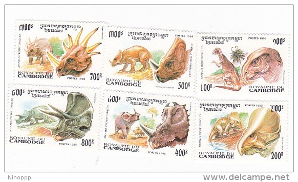 Cambodia 1995 Dinosaurs Set MNH - Cambodia