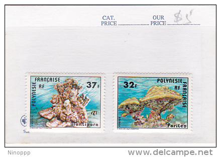 French Polynesia - Corals Set MNH - Lots & Serien