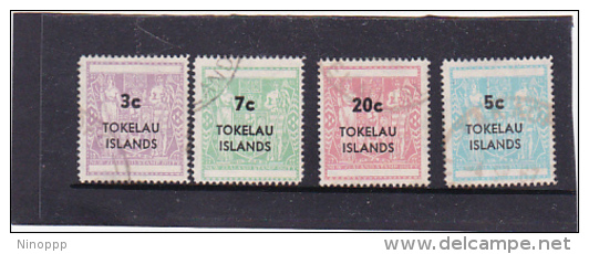 Tokelau 1966 Arms Overprinted Set Used - Tokelau