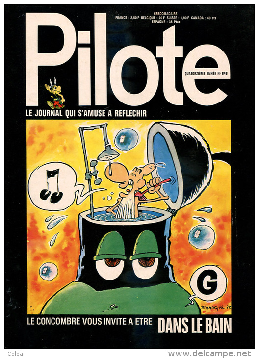 PILOTE N° 646 23 Mars 1972 - Pilote