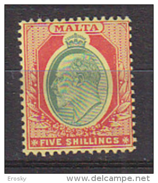 P3704 - BRITISH COLONIES MALTA Yv N°41 * - Malte (...-1964)