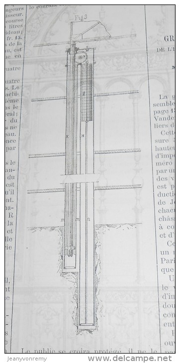 La Semaine Des Constructeurs. N°12.  17  Septembre 1887. Grille En Fer Forgé. Théâtre Français. - Magazines - Before 1900