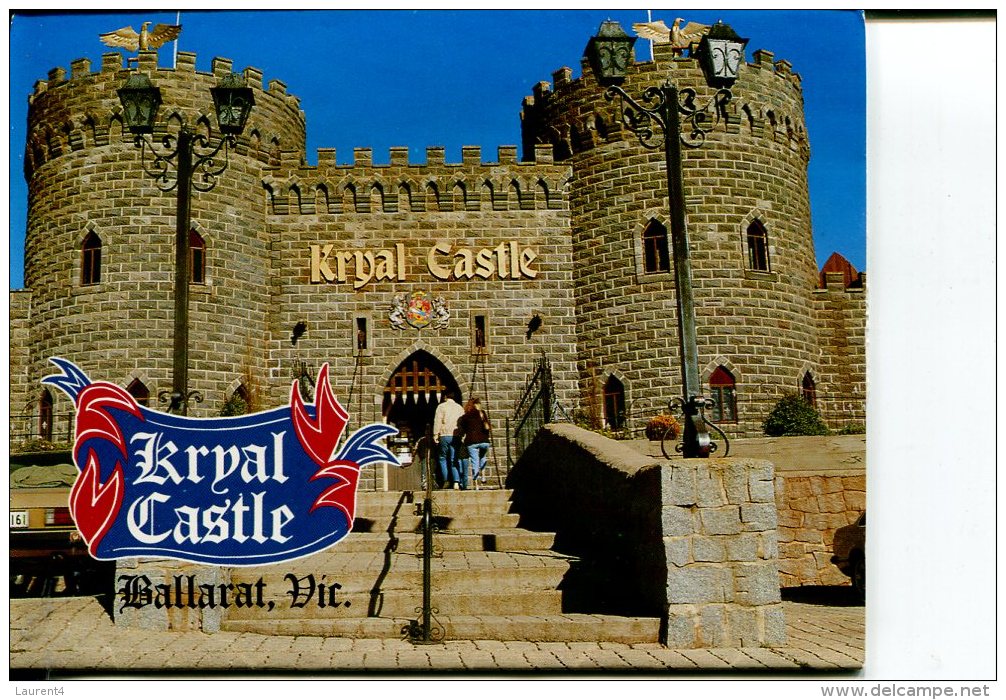 (Folder 39) Postcard Folder - VIC - Ballarat Kryal Castle - Ballarat